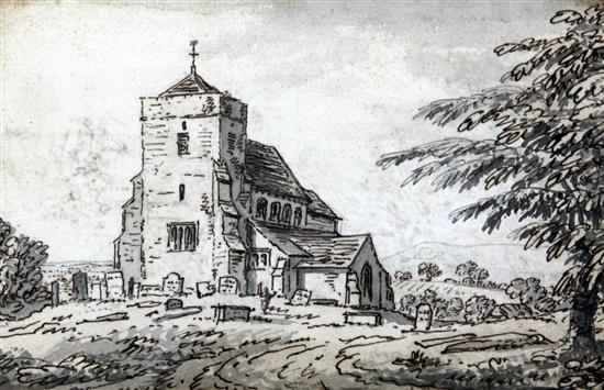 Arthur Devis (1763-1822) Arundel, Eastbourne and Hastings, 5 x 7.75in.
